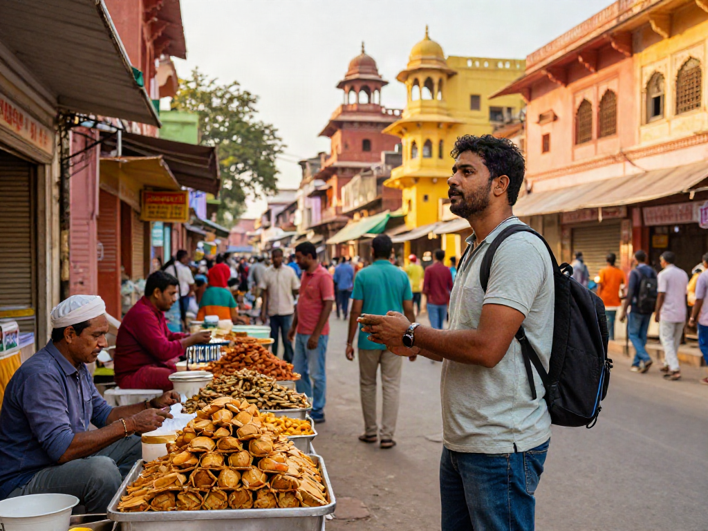 Vibrant streets in India showcasing culture and local life for rokok88 alternatif.